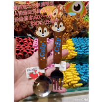 香港迪士尼樂園限定 Chip 人物造型兒童餐具 